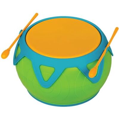 Halilit Children's Super Drum in Tropical Colours. Robust Kids Toy Musical Instrument. Promotes Hand-Eye Coordination & Fine Motor Skills. 18 months+ ( Super Drum) Halilit Children's Super Drum in Tropical Colours. Robust Kids Toy Musical Instrument. Promotes Hand-Eye Coordination & Fine Motor Skills. 18 months+ ( Super Drum)