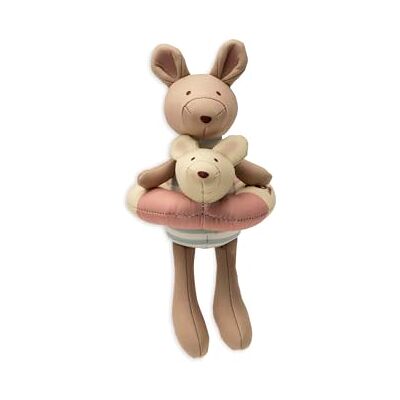 Jollein Bath Doll Baby Kangaroots Floating Bath Doll with Removable Swim Ring Bath Toy Water Play Toy Easy to Clean Jollein Bath Doll Baby Kangaroots Floating Bath Doll with Removable Swim Ring Bath Toy Water Play Toy Easy to Clean