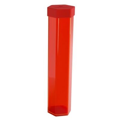 Gamegenic Playmat Tube Red Trading Card Game Accessory Storage for play mats, hexagonal shape prevents rolling away, colour: red Gamegenic Playmat Tube Red Trading Card Game Accessory Storage for play mats, hexagonal shape prevents rolling away, colour: red