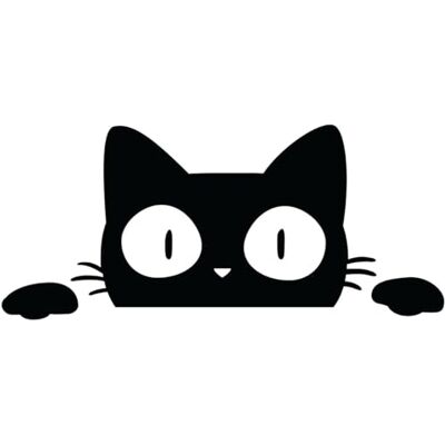 Ambiance Sticker Baby on Board Car Sticker with Cats and Animals Design Black – H6.2 x L14 cm Ambiance Sticker Baby on Board Car Sticker with Cats and Animals Design Black – H6.2 x L14 cm