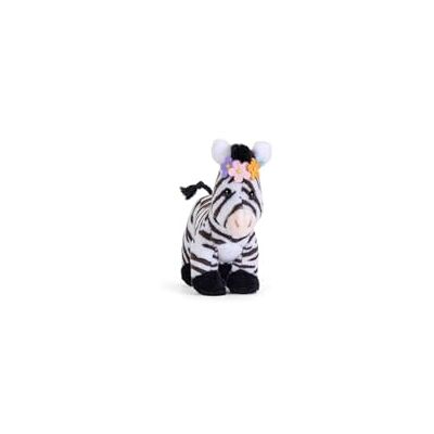 Trudi Zebra with Flowers, Spring Plush Toy with Flower, Spring Collection, Easter Plush Toy, 4 x 10 x 7 cm, Size XXS, Sweet Collection, Model 51382 Trudi Zebra with Flowers, Spring Plush Toy with Flower, Spring Collection, Easter Plush Toy, 4 x 10 x 7 cm, Size XXS, Sweet Collection, Model 51382