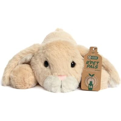 L & P Home & Gifts Lesser & Pavey Rpet Pals Binky Laying Bunny Teddy For Kids Made Up of Recycled Bottles Stuffed Animal Soft Toys Ideal For Birthday or Baby Gift L & P Home & Gifts Lesser & Pavey Rpet Pals Binky Laying Bunny Teddy For Kids Made Up of Recycled Bottles Stuffed Animal Soft Toys Ideal For Birthday or Baby Gift