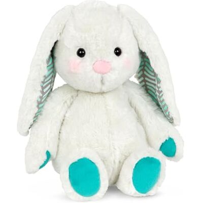 B. toys – 12-Inch Plush Bunny Soft & Cuddly Plush Rabbit Toy Washable – Happy Hues – Peppy Mint Bunny – 0 Months+ B. toys – 12-Inch Plush Bunny Soft & Cuddly Plush Rabbit Toy Washable – Happy Hues – Peppy Mint Bunny – 0 Months+