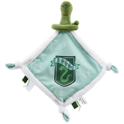 Rainbow Designs Harry Potter Slytherin Comfort Blanket for Newborns Soft Plush Comforter with Snake Head and Crest Baby Snuggle Blanket with Knotted Corners & Tactile Tags Rainbow Designs Harry Potter Slytherin Comfort Blanket for Newborns Soft Plush Comforter with Snake Head and Crest Baby Snuggle Blanket with Knotted Corners & Tactile Tags