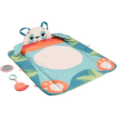 Fisher-Price Baby Activity Play Mat Planet Friends Roly-Poly Panda with 2 Toys for Newborn Tummy Time Play, Made of 90% recycled Plastic and FSC certified packaging, HKD65 Fisher-Price Baby Activity Play Mat Planet Friends Roly-Poly Panda with 2 Toys for Newborn Tummy Time Play, Made of 90% recycled Plastic and FSC certified packaging, HKD65