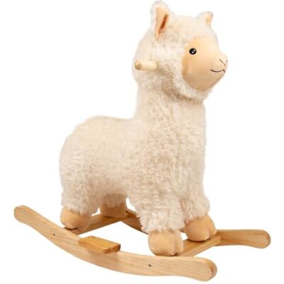 TP Active Tots Rocking Llama Soft Plush Rocking Toy with Cushioned Seat TP Active Tots Rocking Llama Soft Plush Rocking Toy with Cushioned Seat