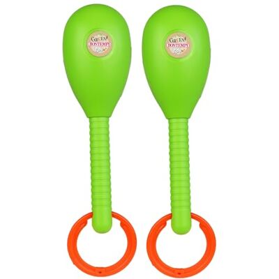 Bontempi Green Maracas 180 mm, musical toy for children from 6 months Bontempi Green Maracas 180 mm, musical toy for children from 6 months
