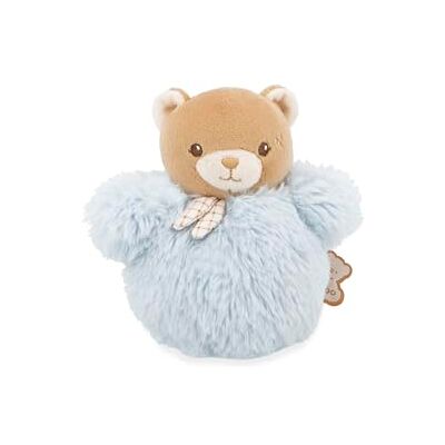 Kaloo Pompon Bear Plush Toy – Soft Companion for Babies from Birth – 90% Recycled Materials – Machine Washable – Baby Gift with Ties and Checkered Scarf K214025 Kaloo Pompon Bear Plush Toy – Soft Companion for Babies from Birth – 90% Recycled Materials – Machine Washable – Baby Gift with Ties and Checkered Scarf K214025