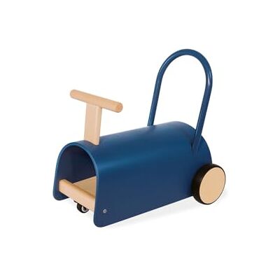 PINOLINO Enzo Kids Wooden Baby Walker & Push Car Attractive Blue for Toddlers 1 Year Old PINOLINO Enzo Kids Wooden Baby Walker & Push Car Attractive Blue for Toddlers 1 Year Old