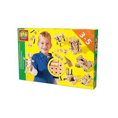 Creative Labs Carpentry Playset, Woodwork Set Including Hammer, Pins and Wooden Shapes, Learn Practical Skills, Educational Fun Craft Kit, For Boys and Girls 5 Years and Up Creative Labs Carpentry Playset, Woodwork Set Including Hammer, Pins and Wooden Shapes, Learn Practical Skills, Educational Fun Craft Kit, For Boys and Girls 5 Years and Up