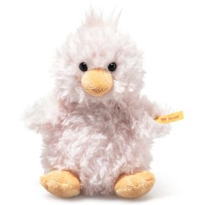 Steiff Pipsy Pink Chick 14 cm, furry plush bird, cuddly farm animal plush toy for children, machine washable Steiff Pipsy Pink Chick 14 cm, furry plush bird, cuddly farm animal plush toy for children, machine washable