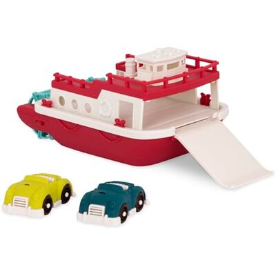 Battat – Wonder Wheels – Pool And Bath Toys For Babies, Toddlers – Floating Toy Boat For Water Play – Recyclable Materials – Ferry Boat – 1 year + Battat – Wonder Wheels – Pool And Bath Toys For Babies, Toddlers – Floating Toy Boat For Water Play – Recyclable Materials – Ferry Boat – 1 year +