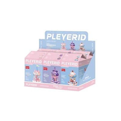 Sluban PLEYERID Musical Carousel Building Set, 3 Designs Lovely Cat, Baby Bear, Puppy, Educational Assembly Toy, M38-P8027 Sluban PLEYERID Musical Carousel Building Set, 3 Designs Lovely Cat, Baby Bear, Puppy, Educational Assembly Toy, M38-P8027