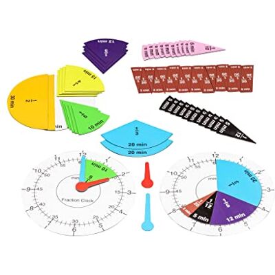 Wissner active learning Fraction Clock, 63 Magnetic Pieces, Ø 10 cm, in A Cardboard Box Wissner active learning Fraction Clock, 63 Magnetic Pieces, Ø 10 cm, in A Cardboard Box