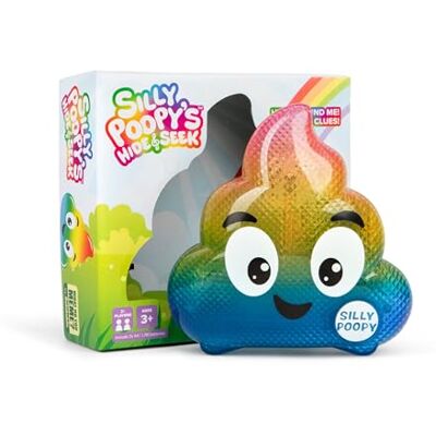 WHAT DO YOU MEME? Silly Poopy's Hide & Seek The Talking, Singing Rainbow Poop Toy to Encourage Active Play for Kids Ages 3 Years and Up WHAT DO YOU MEME? Silly Poopy's Hide & Seek The Talking, Singing Rainbow Poop Toy to Encourage Active Play for Kids Ages 3 Years and Up