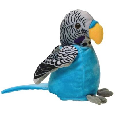 Kögler 75674 Labertier Caruso Budgie Approx. 21 cm Talking Plush Toy with Playback Function Battery Operated Kögler 75674 Labertier Caruso Budgie Approx. 21 cm Talking Plush Toy with Playback Function Battery Operated