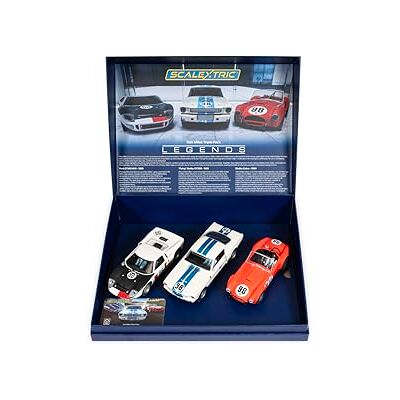 Scalextric Cars C4619A Ken Miles Triple Pack Toy Slot Car for use with Race Tracks and Set Gift Ideas for Kids and Adults, Accessories Scalextric Cars C4619A Ken Miles Triple Pack Toy Slot Car for use with Race Tracks and Set Gift Ideas for Kids and Adults, Accessories