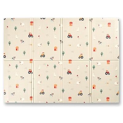 Nuby Fold n Go Reversible Play Mat Easy Clean Reversible 120 x 90 cm Suitable from Birth (Farmyard) Nuby Fold n Go Reversible Play Mat Easy Clean Reversible 120 x 90 cm Suitable from Birth (Farmyard)