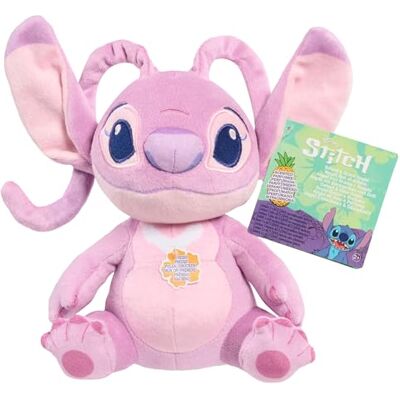 Just Play Disney Stitch Sound and Scent Small Plush Angel, Kids Toys for Ages 2 Up Just Play Disney Stitch Sound and Scent Small Plush Angel, Kids Toys for Ages 2 Up