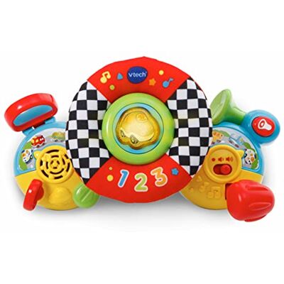 VTech 192503 Toot Toot Drivers Baby Driver, Interactive Pushchair Toy, Role-Play Toy with Sounds and Music, Suitable for Aged 3-24 Months, 21.0 cm*10.5 cm*26.5 cm VTech 192503 Toot Toot Drivers Baby Driver, Interactive Pushchair Toy, Role-Play Toy with Sounds and Music, Suitable for Aged 3-24 Months, 21.0 cm*10.5 cm*26.5 cm