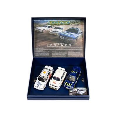 Scalextric Cars C4612A Colin McRae Triple Pack Toy Slot Car for use with Race Tracks and Set Gift Ideas for Kids and Adults, Accessories Scalextric Cars C4612A Colin McRae Triple Pack Toy Slot Car for use with Race Tracks and Set Gift Ideas for Kids and Adults, Accessories