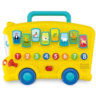 winfun Animal Sounds Bus Musical Pull Along Bus With Interactive Animal Sound Effect Buttons Suitable For Boys And Girls Ages 6 Months And Up Multicolor 000676 winfun Animal Sounds Bus Musical Pull Along Bus With Interactive Animal Sound Effect Buttons Suitable For Boys And Girls Ages 6 Months And Up Multicolor 000676