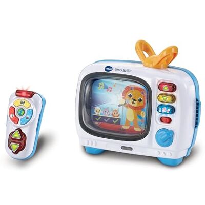 VTech Tune In TV, Interactive Learning Toy, Encourages Language Development, Develops Fine Motor Skills, Suitable for Ages 12, 18, 24, 36 Months, English Version VTech Tune In TV, Interactive Learning Toy, Encourages Language Development, Develops Fine Motor Skills, Suitable for Ages 12, 18, 24, 36 Months, English Version