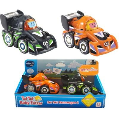 VTech Tut Tut Baby Flitzer Set of 2 Racing Cars 1 VTech Tut Tut Baby Flitzer Set of 2 Racing Cars 1