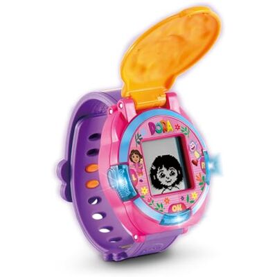VTech Dora: Time for Learning Adventure Watch, Official Dora Toy with 4 Games, Stopwatch, Timer & Alarm, Educational Gift for Kids 3, 4, 5, 6+ Years, English Version VTech Dora: Time for Learning Adventure Watch, Official Dora Toy with 4 Games, Stopwatch, Timer & Alarm, Educational Gift for Kids 3, 4, 5, 6+ Years, English Version