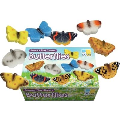 Yellow Door Sensory Play Stones Butterflies Set of Eight Realistic Toys Butterfly Small World Pretend Play Butterfly Figurines Early Educational Learning Mud Kitchen Outdoor Yellow Door Sensory Play Stones Butterflies Set of Eight Realistic Toys Butterfly Small World Pretend Play Butterfly Figurines Early Educational Learning Mud Kitchen Outdoor
