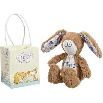 Rainbow Designs Guess How Much I Love You Hare Soft Baby Teddy with Floppy Ears & Beany Tummy Huggable Baby Soft Toy from Classic Children's Book Gentle Blue & Pink Plush Teddy Bear Rainbow Designs Guess How Much I Love You Hare Soft Baby Teddy with Floppy Ears & Beany Tummy Huggable Baby Soft Toy from Classic Children's Book Gentle Blue & Pink Plush Teddy Bear