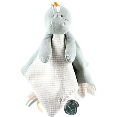Noukie's Children's Soft Toy – Organic Cotton – Stegi the Stegosaurus – Multifunctional – Green/White – 1 Unit Noukie's Children's Soft Toy – Organic Cotton – Stegi the Stegosaurus – Multifunctional – Green/White – 1 Unit