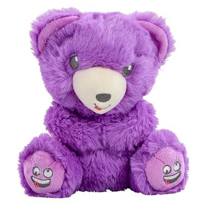 Mood Bears ® Silly Bear (Mini) – Purple Teddy Bear for Kids & Adults, Emotional Support Plush for Lightening Moods & Sharing Laughter Mood Bears ® Silly Bear (Mini) – Purple Teddy Bear for Kids & Adults, Emotional Support Plush for Lightening Moods & Sharing Laughter