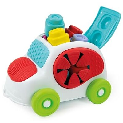 Clementoni - Soft Clemmy Sensory Car: Fun & Developmental Play for Babies & Toddlers, Stimulating Textures, Shapes & Stacking Blocks Multicolored (6+ Months) Clementoni - Soft Clemmy Sensory Car: Fun & Developmental Play for Babies & Toddlers, Stimulating Textures, Shapes & Stacking Blocks Multicolored (6+ Months)
