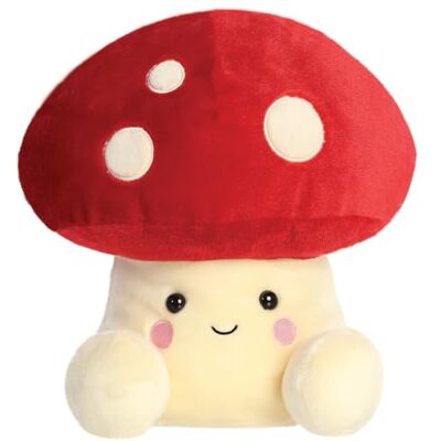 AURORA , 33978, Palm Pals Amanita Mushroom 13In, Soft Toy, Red & Beige AURORA , 33978, Palm Pals Amanita Mushroom 13In, Soft Toy, Red & Beige