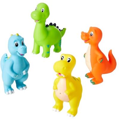 Nuby Dinosaur Bath Squirters Colourful Bath Toy Suitable from 10 Months Pack of 4 Nuby Dinosaur Bath Squirters Colourful Bath Toy Suitable from 10 Months Pack of 4
