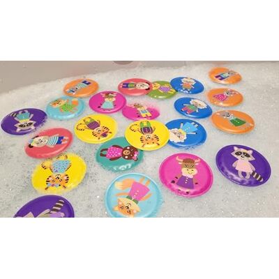 Buddy & Barney Bath Time 3-in-1 Animals Snap Game. 36 pieces and storage bag. Bath Toy Water Fun for playtime boys and girls toddlers babies play Happy Families Snap Pairs Buddy & Barney Bath Time 3-in-1 Animals Snap Game. 36 pieces and storage bag. Bath Toy Water Fun for playtime boys and girls toddlers babies play Happy Families Snap Pairs