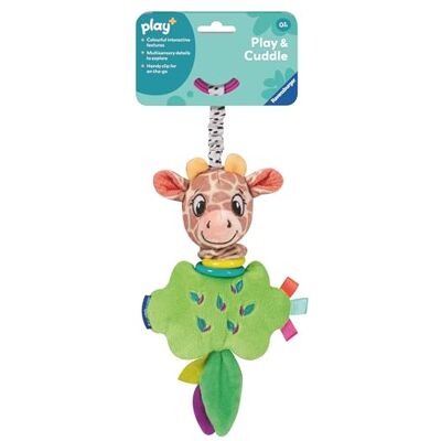 Ravensburger Play+ Pull & Wiggle Giraffe Baby Toys 0-6 months Sensory Toys for Babies with Handy Clip Ravensburger Play+ Pull & Wiggle Giraffe Baby Toys 0-6 months Sensory Toys for Babies with Handy Clip