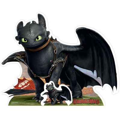 STAR CUTOUTS SC920 Toothless How To Train Your Dragon Star Mini- Dragon Theme Party and Room Decoration Height 61cm STAR CUTOUTS SC920 Toothless How To Train Your Dragon Star Mini- Dragon Theme Party and Room Decoration Height 61cm