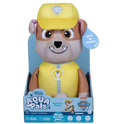 WAHU Aqua Pals: Paw Patrol Rubble Waterproof Kids Plush Toy Perfect for Indoor and Outdoor Play Ages 2 Plus WAHU Aqua Pals: Paw Patrol Rubble Waterproof Kids Plush Toy Perfect for Indoor and Outdoor Play Ages 2 Plus