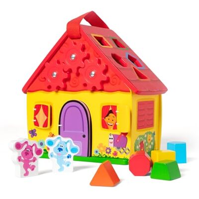 Melissa & Doug Blue's Clues & You! Wooden Take-Along House Shape Sorter Activity Play Set (8 Pieces) Melissa & Doug Blue's Clues & You! Wooden Take-Along House Shape Sorter Activity Play Set (8 Pieces)