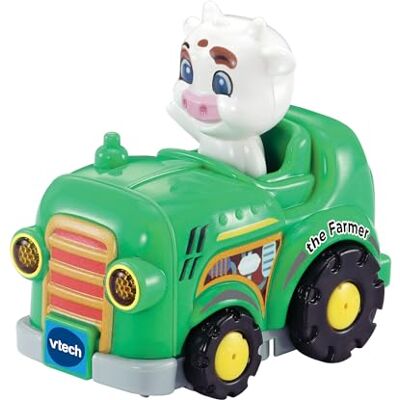 VTech Toot-Toot Drivers Colin Cow the Farmer, Interactive Toddlers Toy, Pretend Play with Lights and Sounds, Gift For Ages 12 Months, 2, 3, 4+ Years, English Version VTech Toot-Toot Drivers Colin Cow the Farmer, Interactive Toddlers Toy, Pretend Play with Lights and Sounds, Gift For Ages 12 Months, 2, 3, 4+ Years, English Version