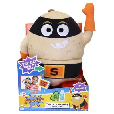 Character Options - Talking Supertato Teddy Bear - soft toy Character Options - Talking Supertato Teddy Bear - soft toy