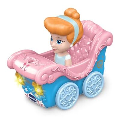 VTech Toot-Toot Drivers Cinderella's Enchanted Carriage, Official Disney Princess Pretend Play Vehicle with Lights, Phrases and Songs, Interactive Toddler Toy 12 Months, 2, 3, 4 Plus, English Version VTech Toot-Toot Drivers Cinderella's Enchanted Carriage, Official Disney Princess Pretend Play Vehicle with Lights, Phrases and Songs, Interactive Toddler Toy 12 Months, 2, 3, 4 Plus, English Version