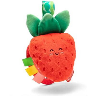 Melissa & Doug Multi-Sensory Peek-a-Boo Berry Take-Along Clip-On Infant Travel Toy Buggy Toy for Baby Newborn to 12m+ Melissa & Doug Multi-Sensory Peek-a-Boo Berry Take-Along Clip-On Infant Travel Toy Buggy Toy for Baby Newborn to 12m+