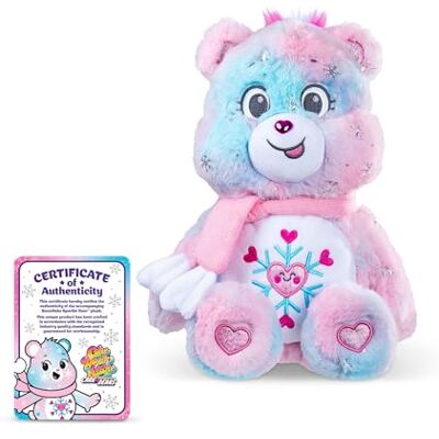 Care Bears Basic Fun Collector Edition – Snowflake Sparkle Bear 35cm – Winter-Themed Soft Toy with Shimmery Details – Eco-Friendly Plush for Kids & Collectors, 14 Care Bears Basic Fun Collector Edition – Snowflake Sparkle Bear 35cm – Winter-Themed Soft Toy with Shimmery Details – Eco-Friendly Plush for Kids & Collectors, 14