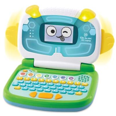 LeapFrog Clic the ABC 123 Laptop Interactive Learning Laptop for Kids with Letters & Numbers Suitable for Boys & Girls 3, 4, 5, 6+ Years LeapFrog Clic the ABC 123 Laptop Interactive Learning Laptop for Kids with Letters & Numbers Suitable for Boys & Girls 3, 4, 5, 6+ Years