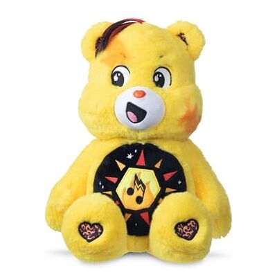 Care Bears Basic Fun 22cm Rock Theme Plush – Funshine Bear Eco-Friendly Soft Toy with Lightning Belly Badge – Collectible Plush for Kids & Fans, Yellow, 14 Care Bears Basic Fun 22cm Rock Theme Plush – Funshine Bear Eco-Friendly Soft Toy with Lightning Belly Badge – Collectible Plush for Kids & Fans, Yellow, 14