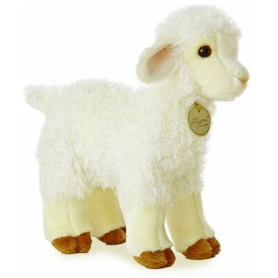 AURORA , 26179, MiYoni Lamb, 10In, Soft Toy, White AURORA , 26179, MiYoni Lamb, 10In, Soft Toy, White