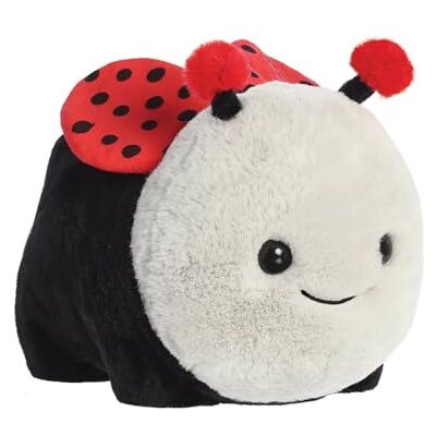 AURORA , 77214, Spudsters Ladybird 10In, Soft Toy, Black & Red AURORA , 77214, Spudsters Ladybird 10In, Soft Toy, Black & Red